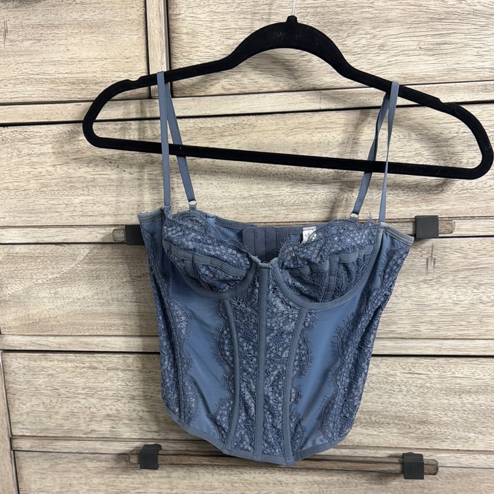 Urban Outfitters Slate Corset Top